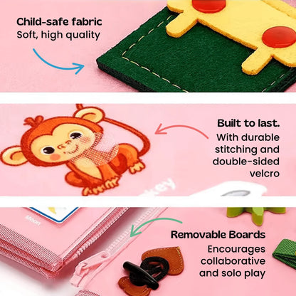 DiniToys™ Montessori Busy Board