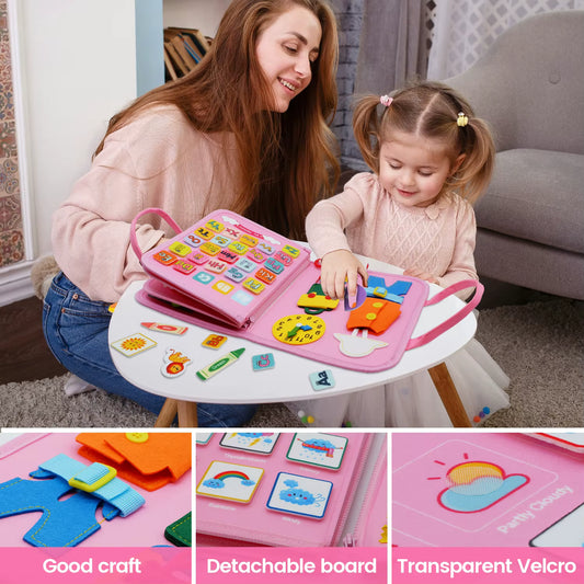 DiniToys™ Montessori Busy Board