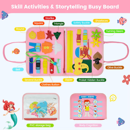 DiniToys™ Montessori Busy Board