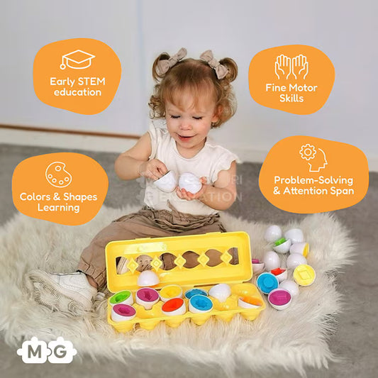 Montessori Geometric Eggs ™DinoToys