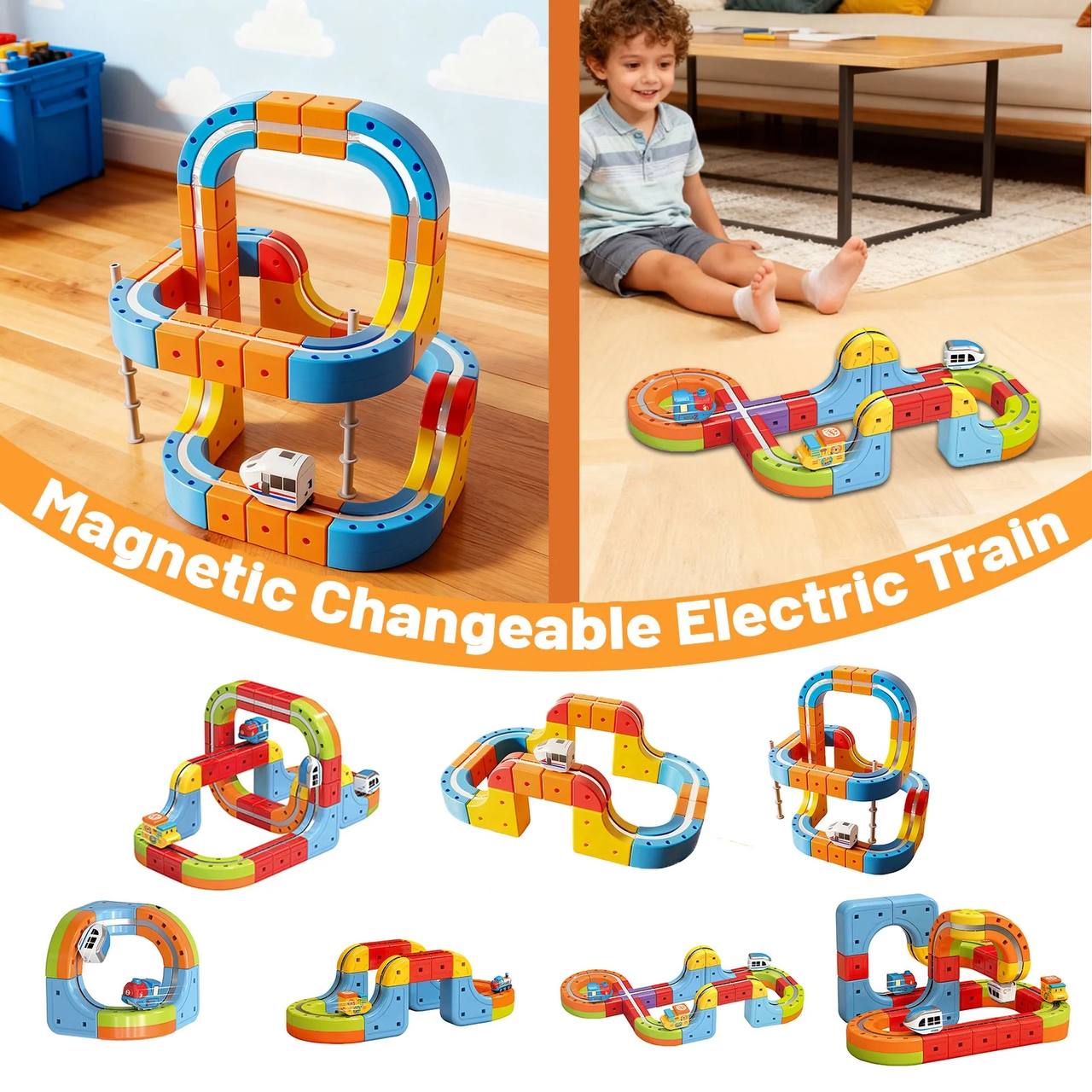 DinoToys™ The Modular 3D Magic Track